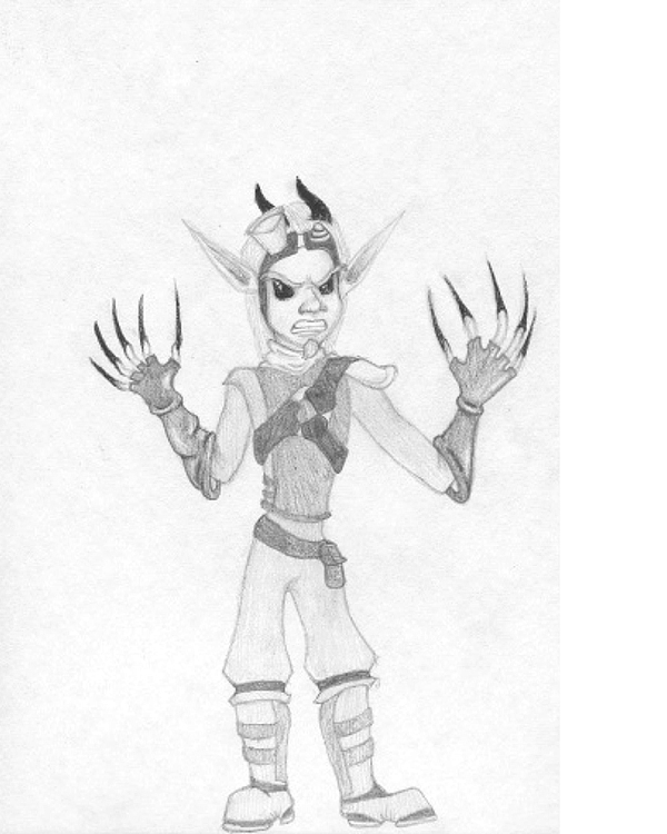 Dark Jak done in my own style by wolflover173