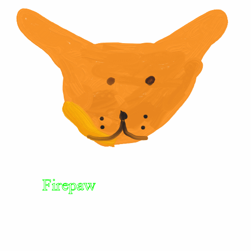 Firepaw by wolfloverii