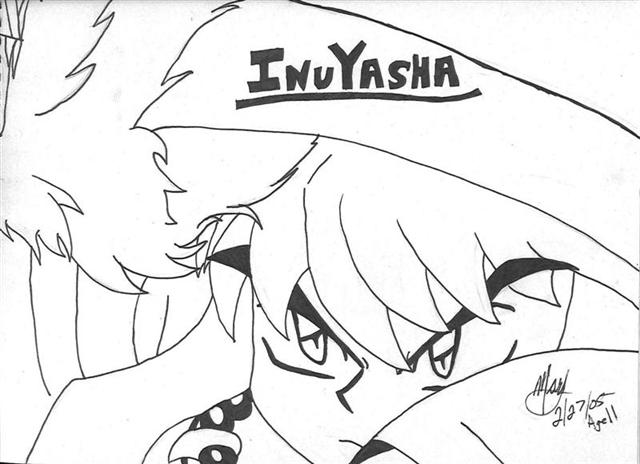 Inuyasha w/ tetsusaiga by wolfsrain54