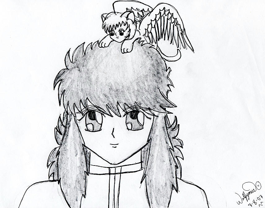 Kurama and Kitty Fairy II by wolfymewmew