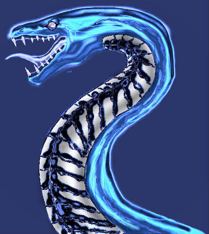 Blue Ice Dragon by wolfymewmew