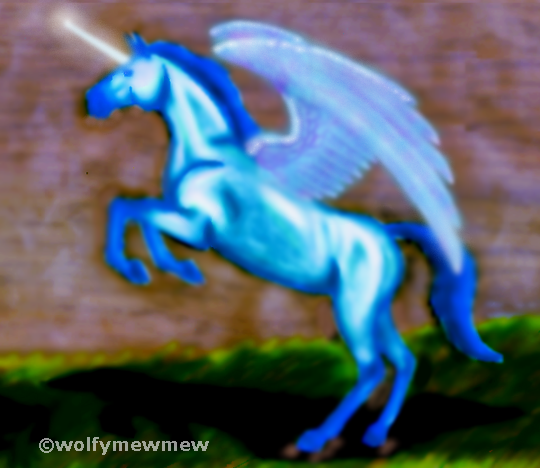 Spirit Unicorn by wolfymewmew