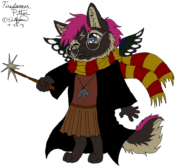 Firedancer Potter by wolfymewmew