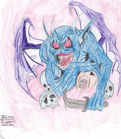 evil goblin demon by wolverinedeathmaster14