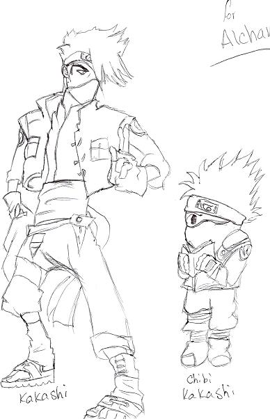 for alchan 4 being a good sport **kakashi** by wolverinedeathmaster14