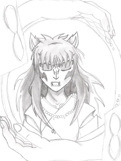 inuyasha's looking glass by wolverinedeathmaster14