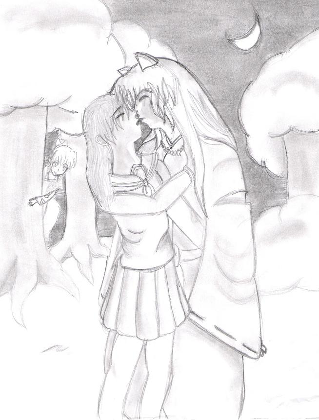 IY and Kagome by wolverinedeathmaster14