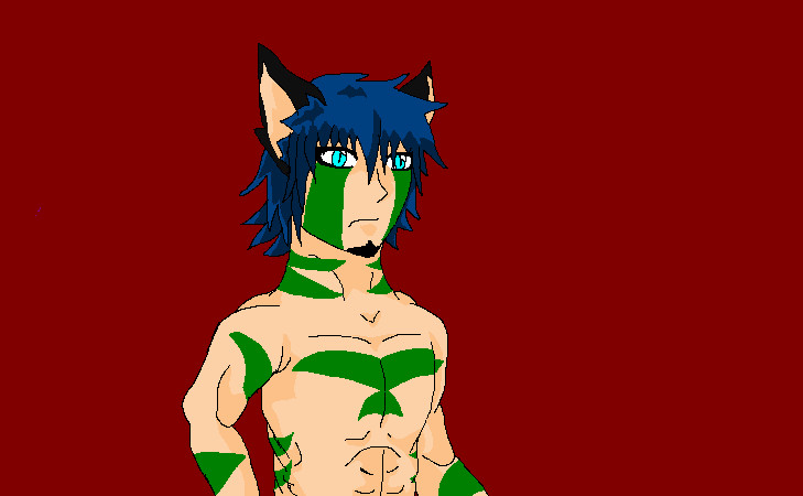 The male form of Envy (made on paint) by wolverinedeathmaster14