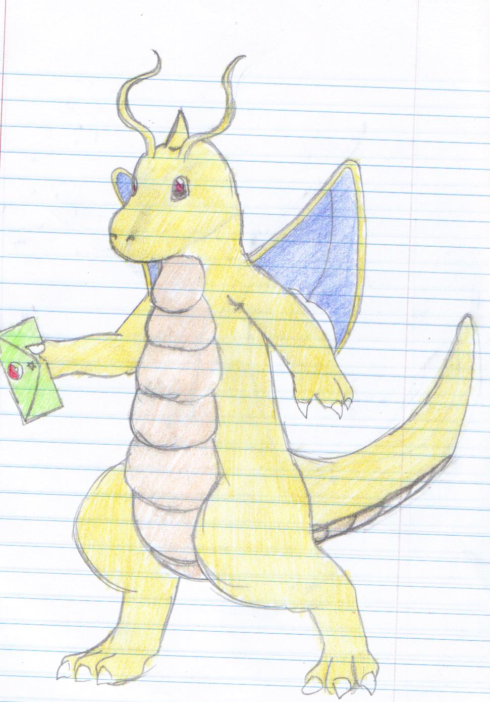Ashley's Dragonite by wolverinedeathmaster14