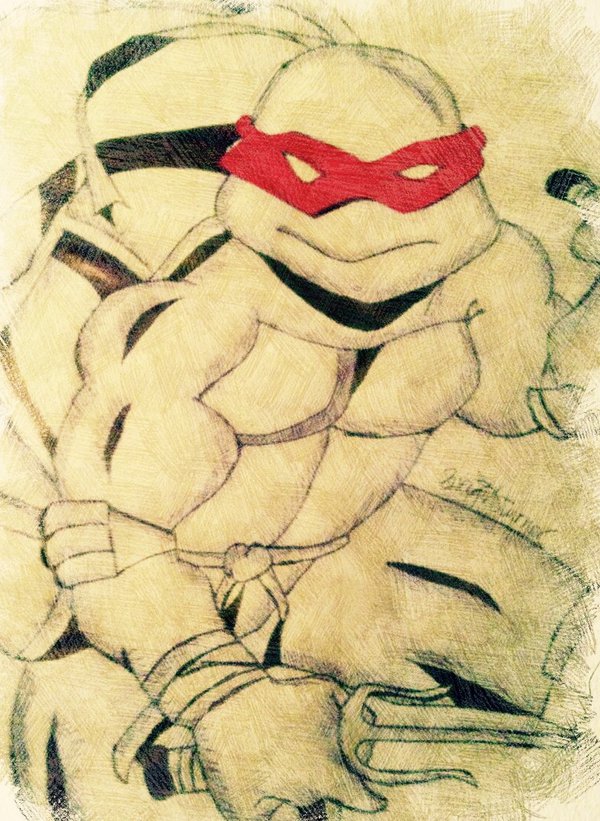 TMNT 2003 Raphael Red by wrightmother