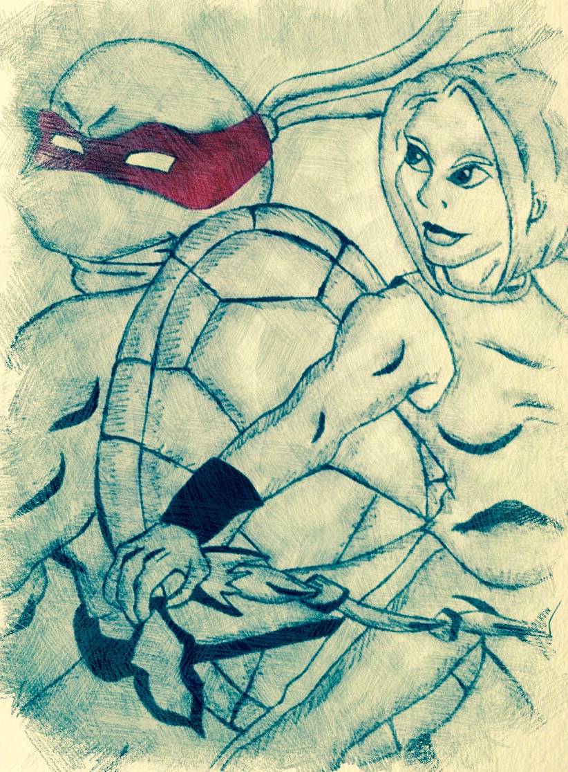 Raphael and Joi Ninja tribunal 2003 Red by wrightmother