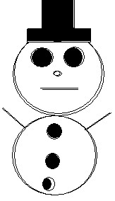 scribble snowman by wu25