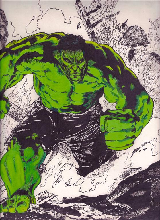The Incredible Hulk by wwwzechartcom