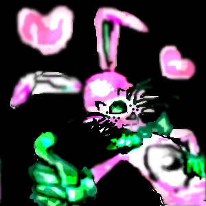 Pink bunny by XDarkstar