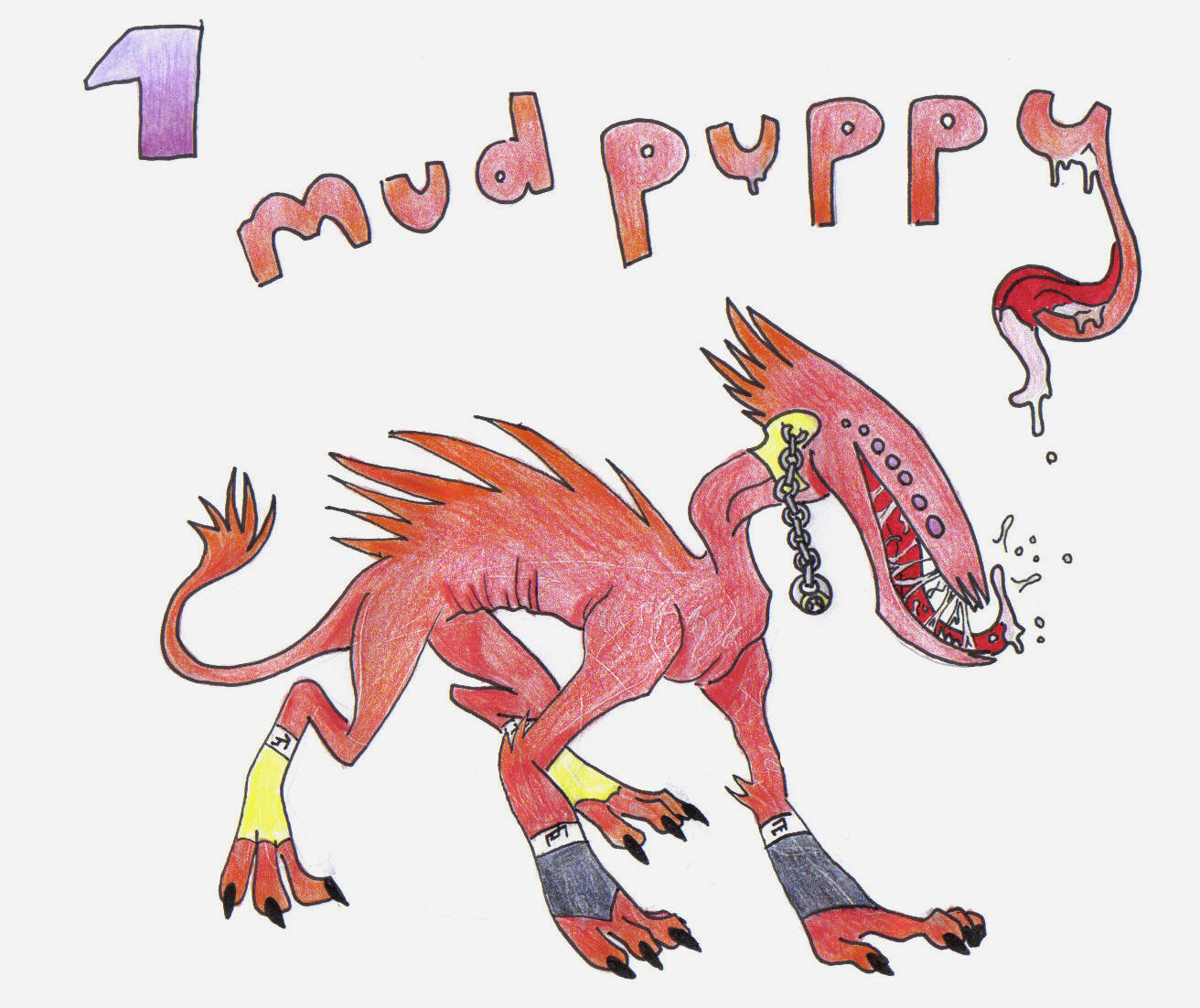 My Alien character Mudpuppy by XLR810