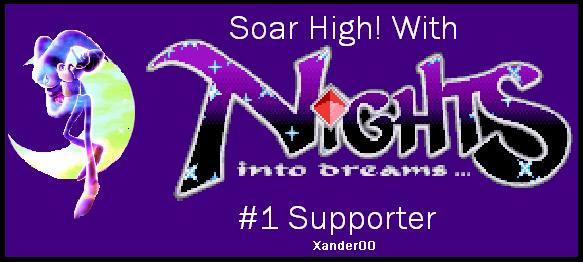 NiGHTS Supporter Banner by Xander00