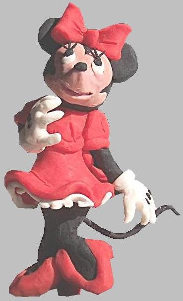 Minnie Mouse Plastilina by Xiakeyra