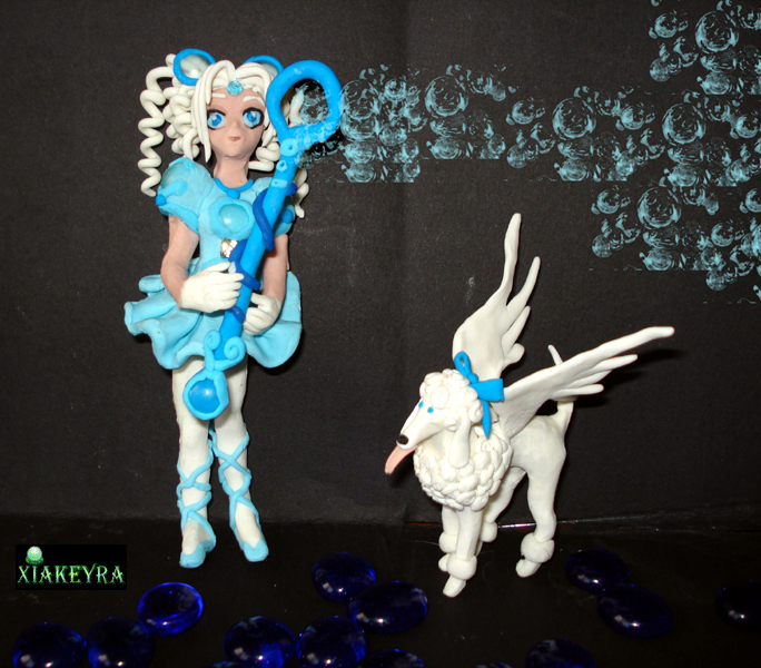 Magical girl Blue Bubble by Xiakeyra