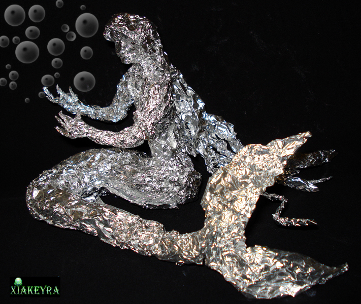 foil Mermaid by Xiakeyra