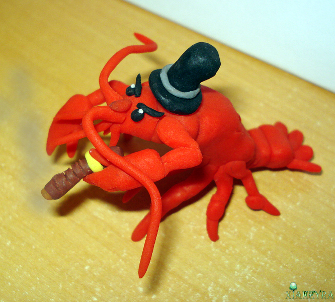 capitalist lobster by Xiakeyra