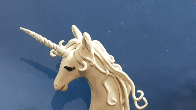 The Last Unicorn, clay animation by Xiakeyra