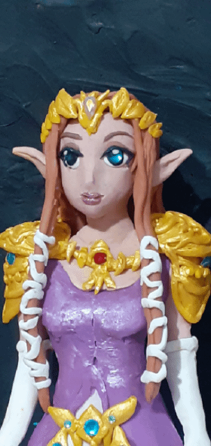 Princess Zelda clay animation by Xiakeyra