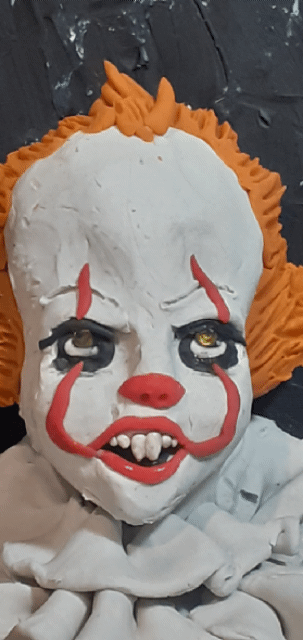 IT Pennywise clay animation by Xiakeyra