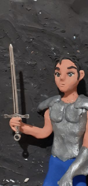 Steimar Magikal Sword clay animation by Xiakeyra