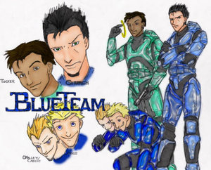 Le Blue Team by XleXm00finXqueenX
