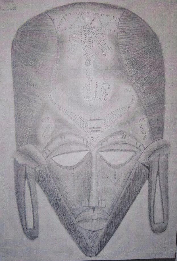 Shaded Kenyan Mask by XxAnGixX