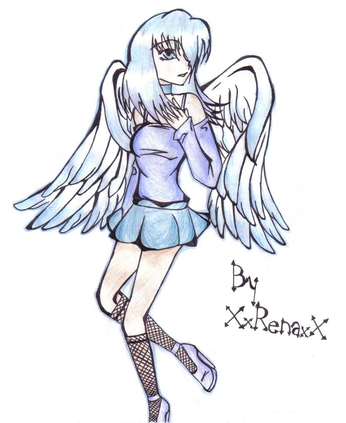 Blue angel by XxRenaxX