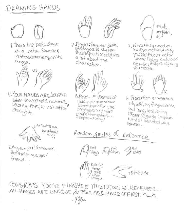Xylia's Hand Tutorial by Xylia