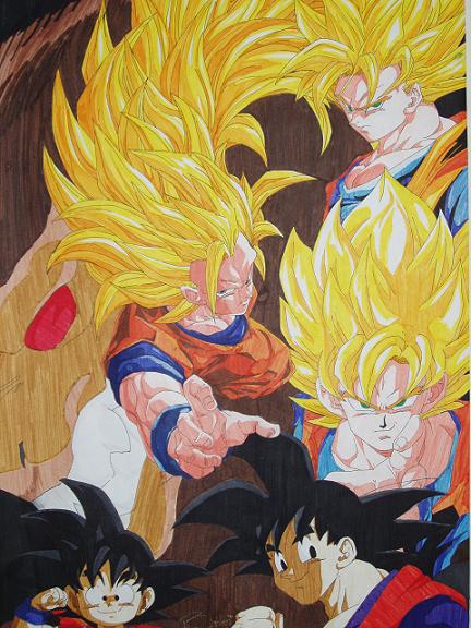 Phases of Goku by Xyruss