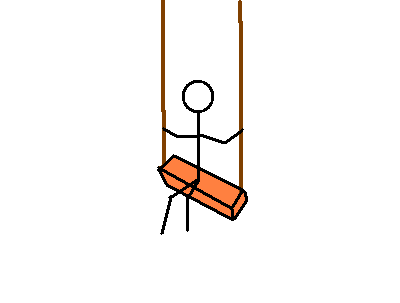 Stickman on a swing by x-Manga-x