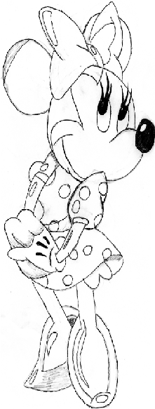 Minnie Mouse by my best mate Kelly by x-nikki-x