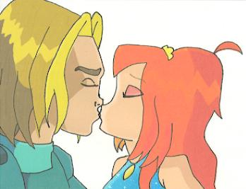 Sky and Bloom kiss! by x0x-Anime-Lover-x0x
