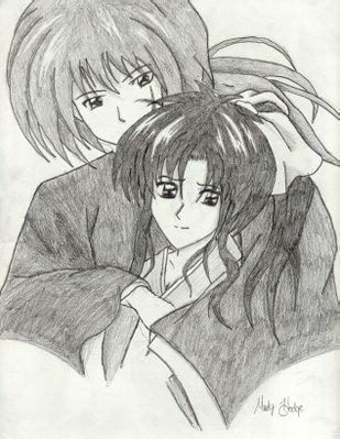 Kenshin and Kaoru by xScenex