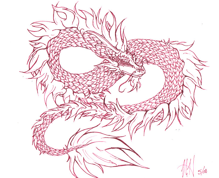 Eastern Dragon. by xScenex