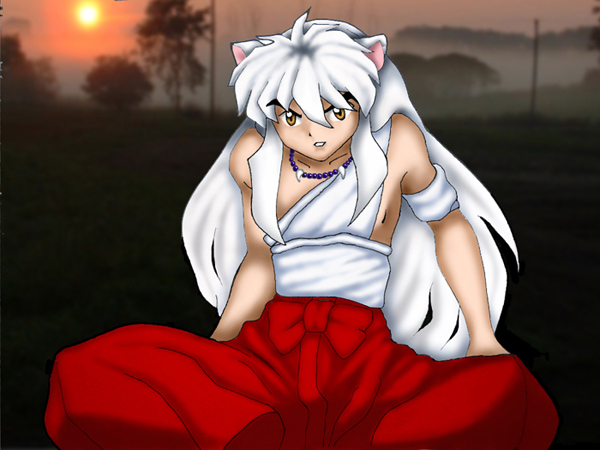 Sexy Inuyasha Came for a Visit. by xXDark4ngelXx