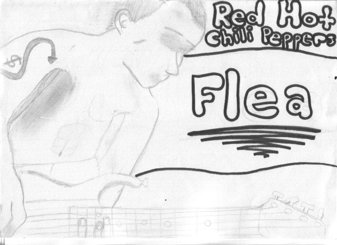 Flea - Red Hot Chili Peppers by xXEddyxXxLoverXx
