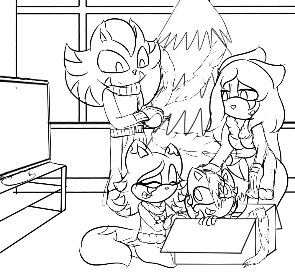 Decorating the tree WIP by xXElectric-HybridXx