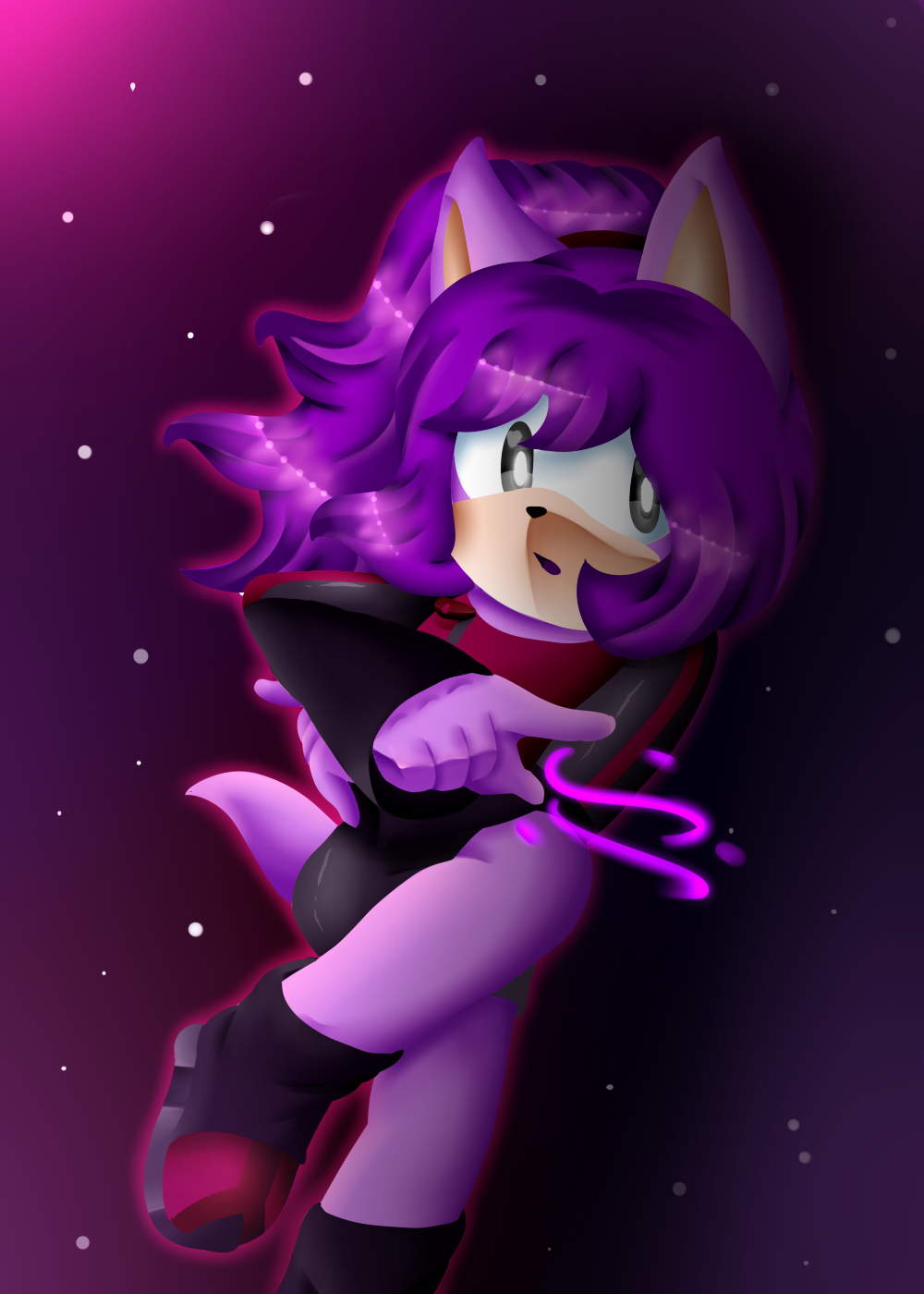 Lavender the Hedgehog by xXElectric-HybridXx