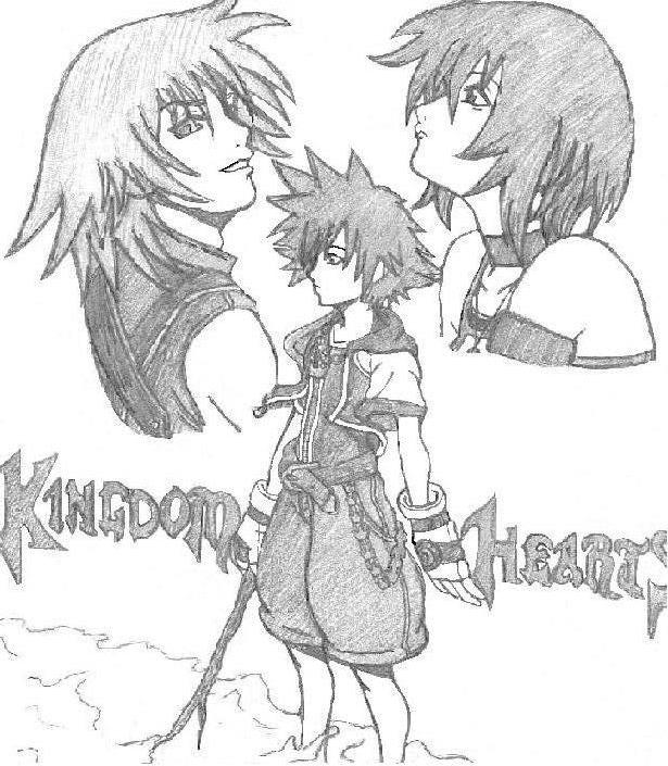 Sora, Kairi, Riku by xXKairiXx