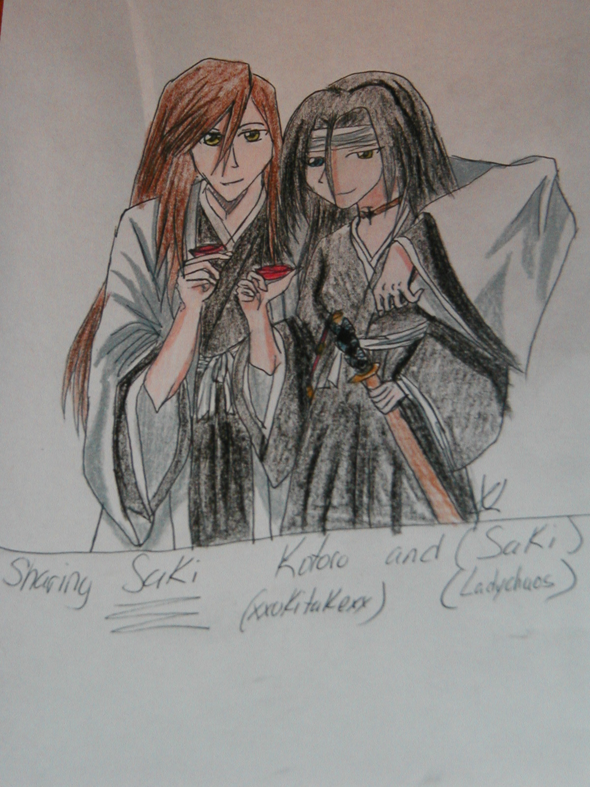 Saki and Kotoro by xXukitakeXx