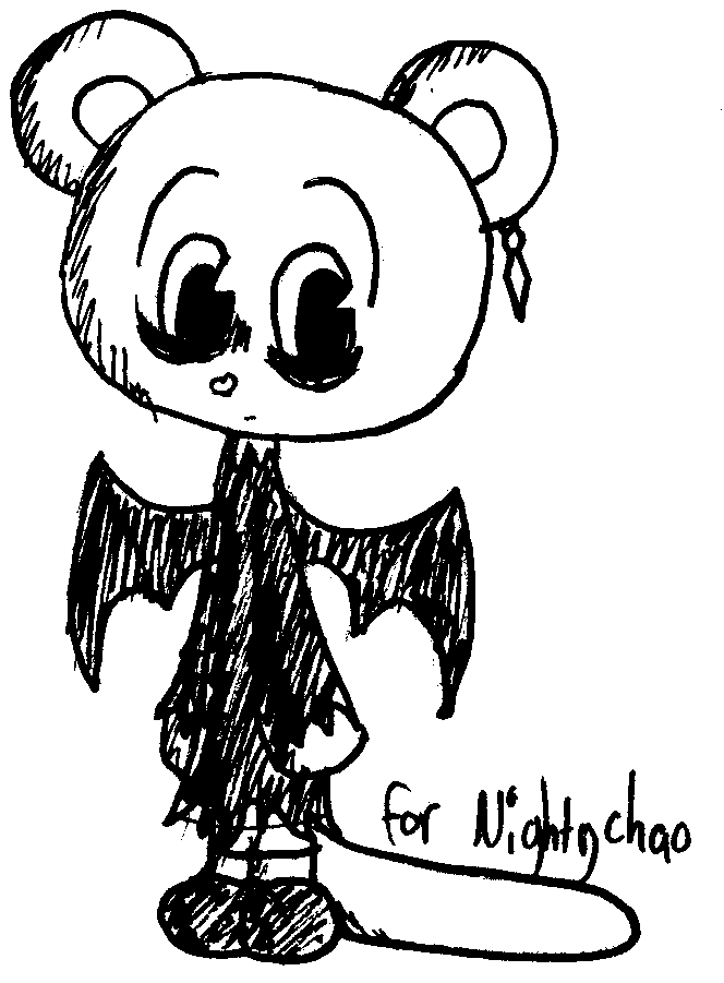 Gothic Toothy - Nightychao's request by x_Tess_The_Slorg_x