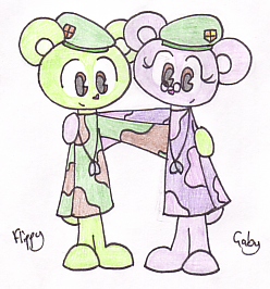 Flippy and Gaby - GavImp's request by x_Tess_The_Slorg_x