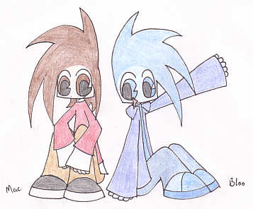 Mac and Bloo - waterangel's request by x_Tess_The_Slorg_x