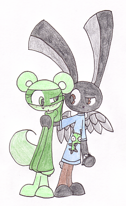 Jack and Jade - Sega's request by x_Tess_The_Slorg_x