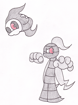 Chibi Duskull and Dusclops by x_Tess_The_Slorg_x