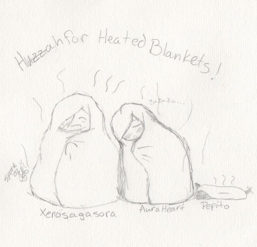 huzzah for heated blankets! by xenosagasora